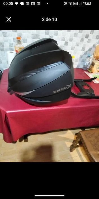 Top case chad com suporte para MT 09