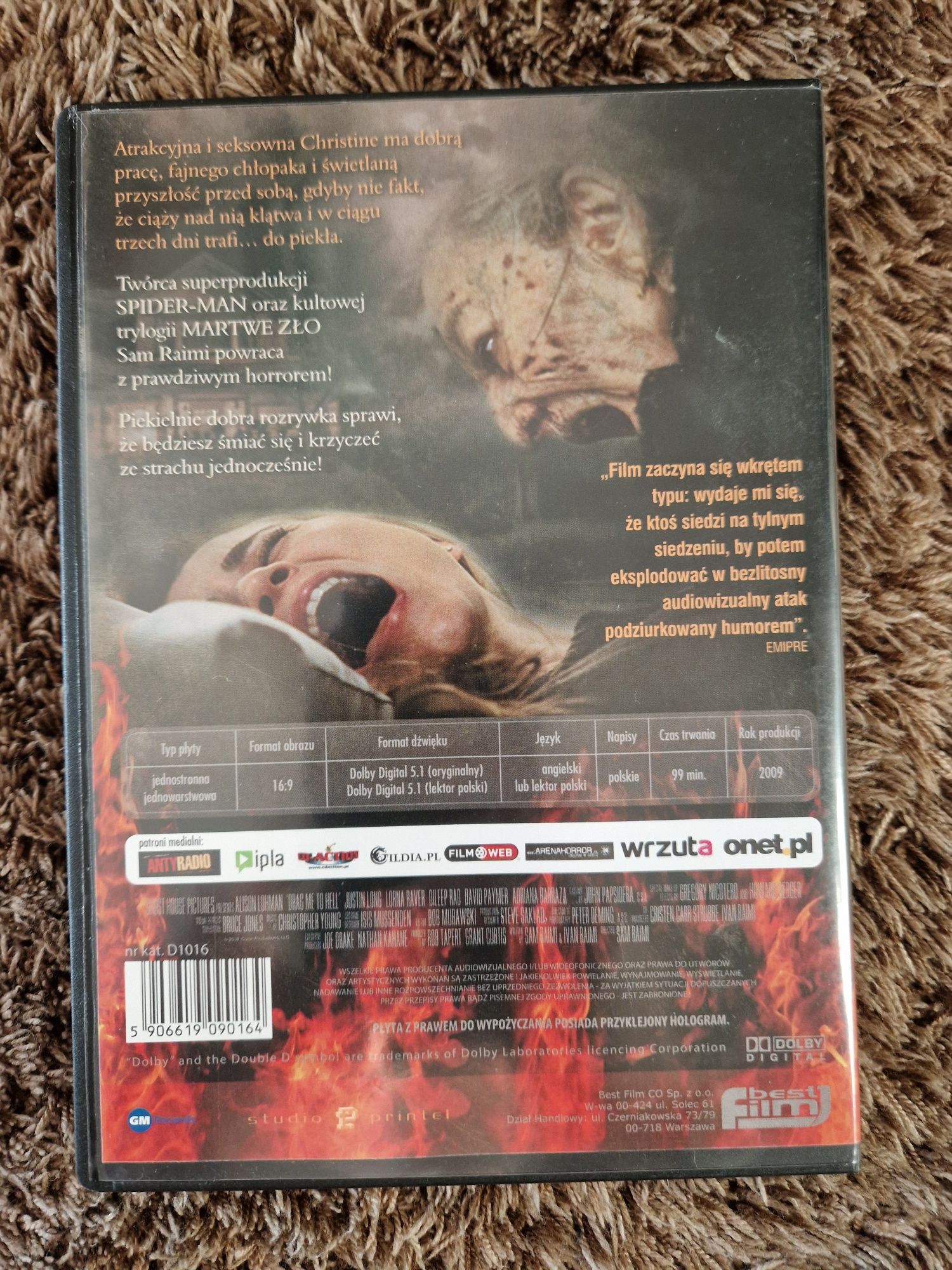Wrota do piekieł DVD horror