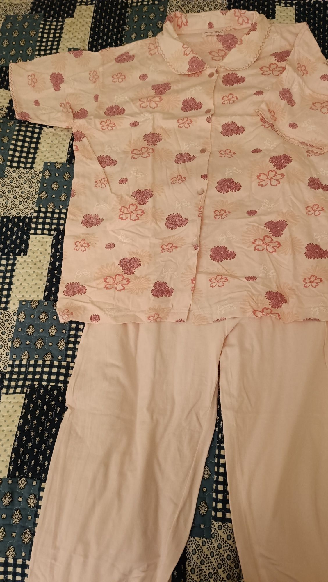 Piżama damska trykotowa