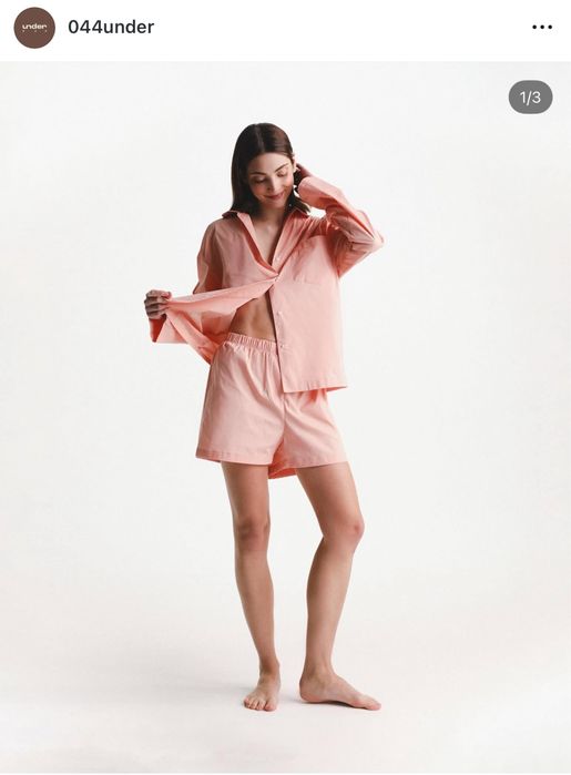 Піжама сорочка з шортами