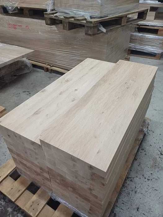 Stopnie drewniane, klejonka, blaty dębowe