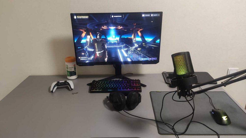Ігровий пк/сетап ПК/Стіл/Монітор/Переферія i5-12400F RTX 4060TI