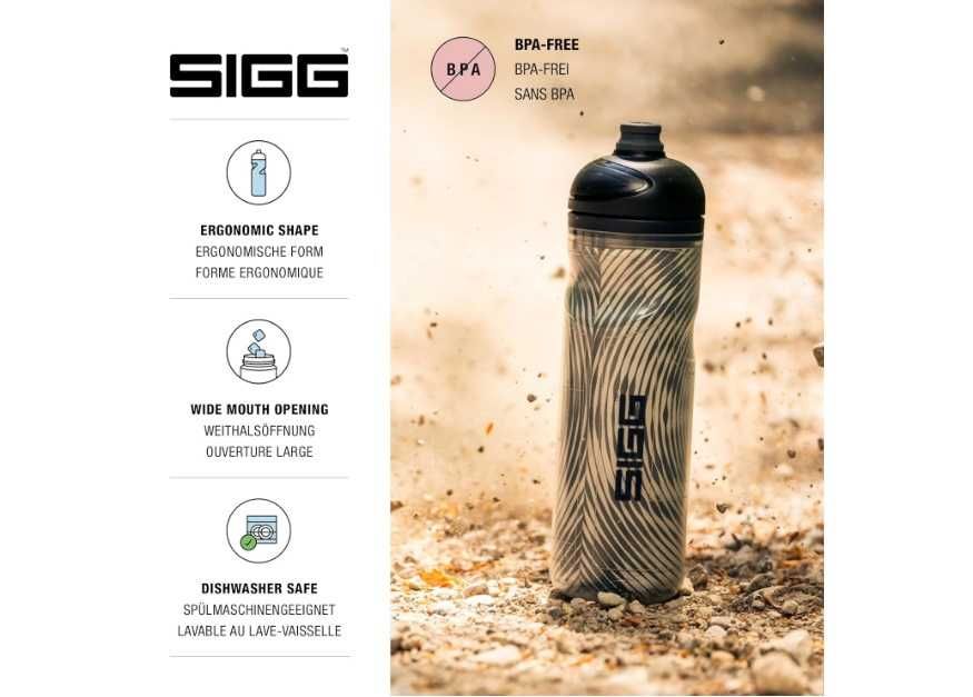 SIGG Miękka butelka na wodę do roweru Pulsar Therm Snow, 0.65L