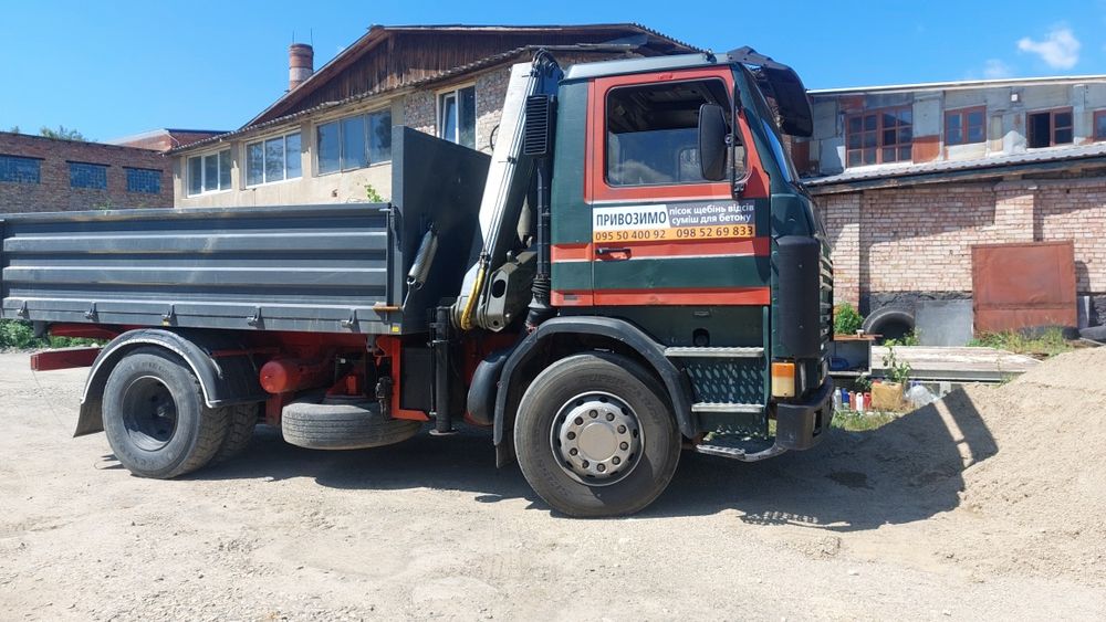 Самоскид  маніпулятор Сканія 10тон Scania 113m 360 8 палет