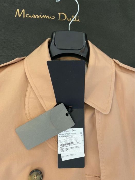 Плащ тренч massimo dutti