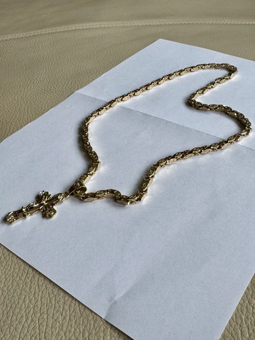 Zloty lancuszek 585  60 cm waga 49,2 g stan idealny