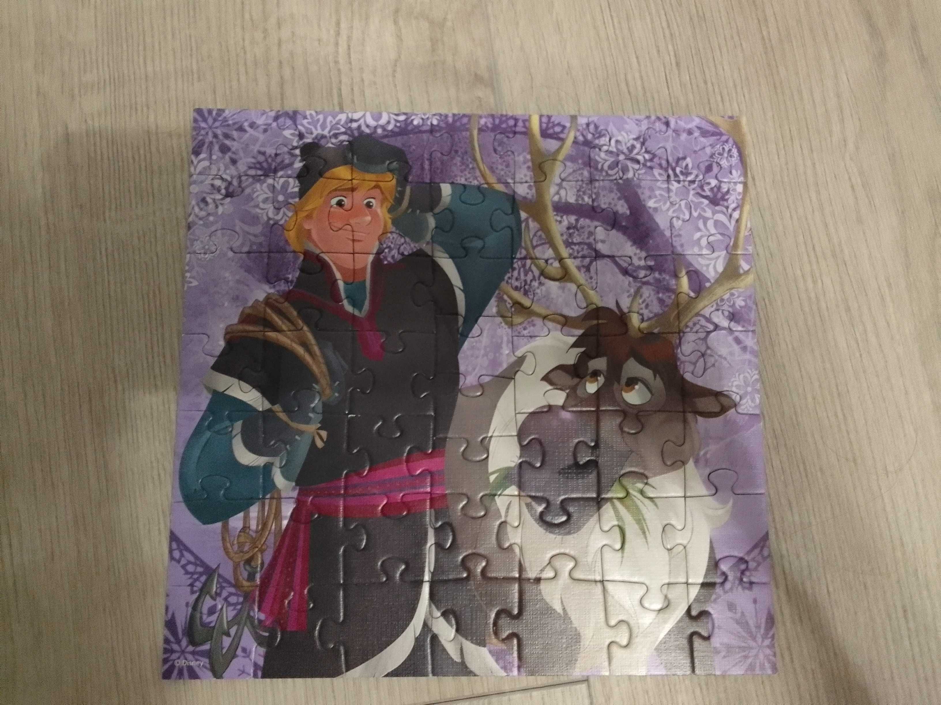 Puzzle 3 w 1 trefl kraina lodu
