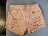 Spodenki jeansowe neonowe