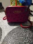 GUESS Caddie Camera Bag Magenta, Magenta