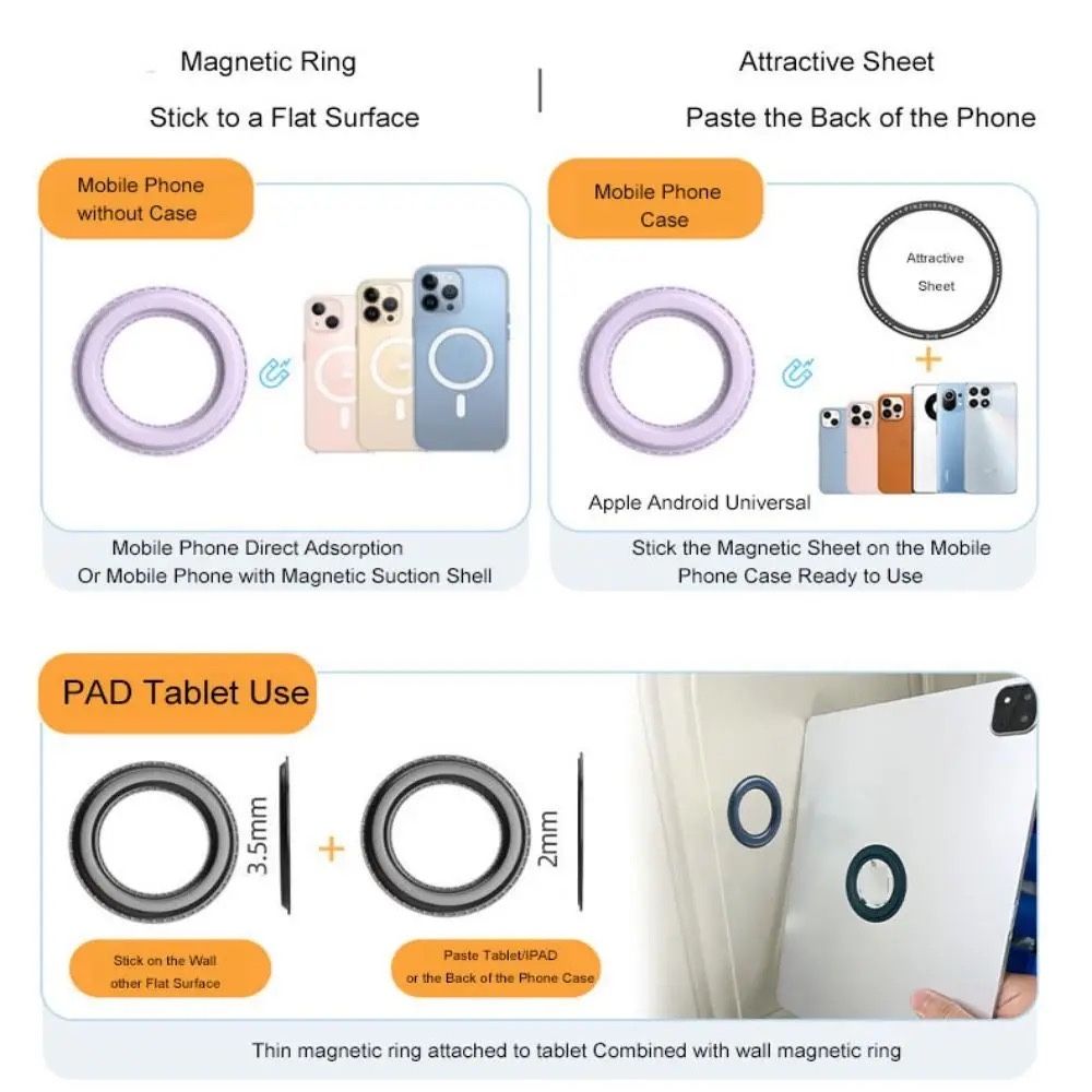 Nascienny uchwyt z MagSafe Apple IPhone: 12/13/14/15/Pro/ProMax/Plus