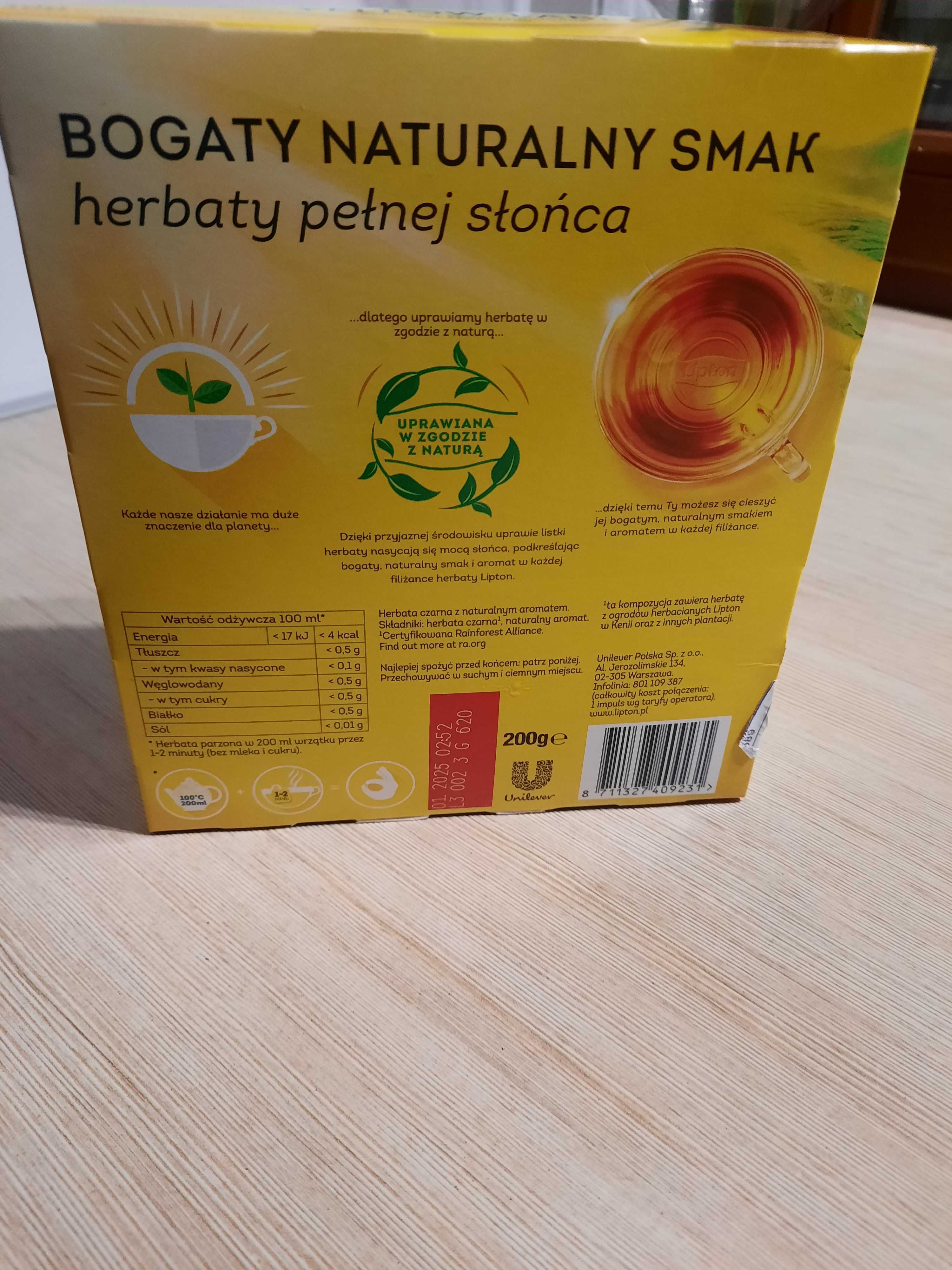 5x Herbata lipton 100 toreb