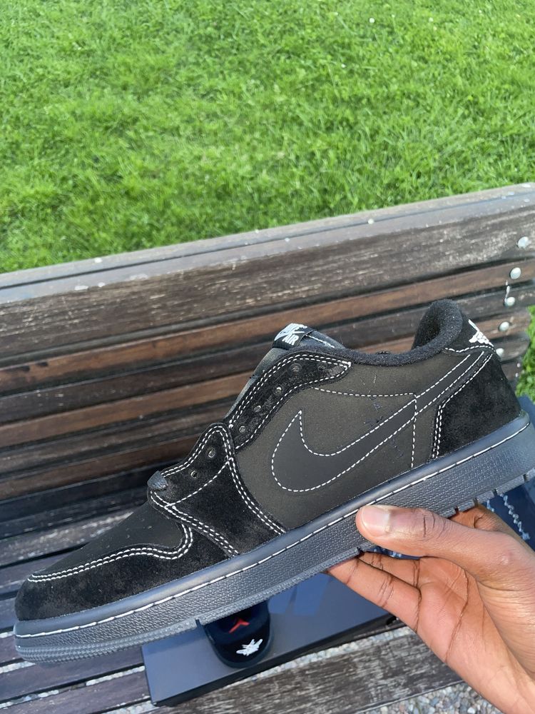 Travis Scott Air Jordan 1 Low OG "Black Phantom"