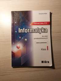 Podręcznik MiGra "Informatyka" klasa 1 lo pp