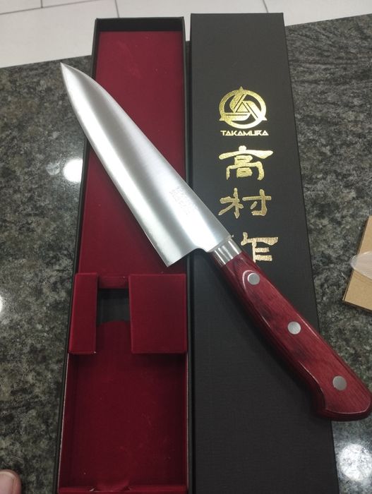 Faca japonesa Takamura gyuto migaki sg2 18cm
