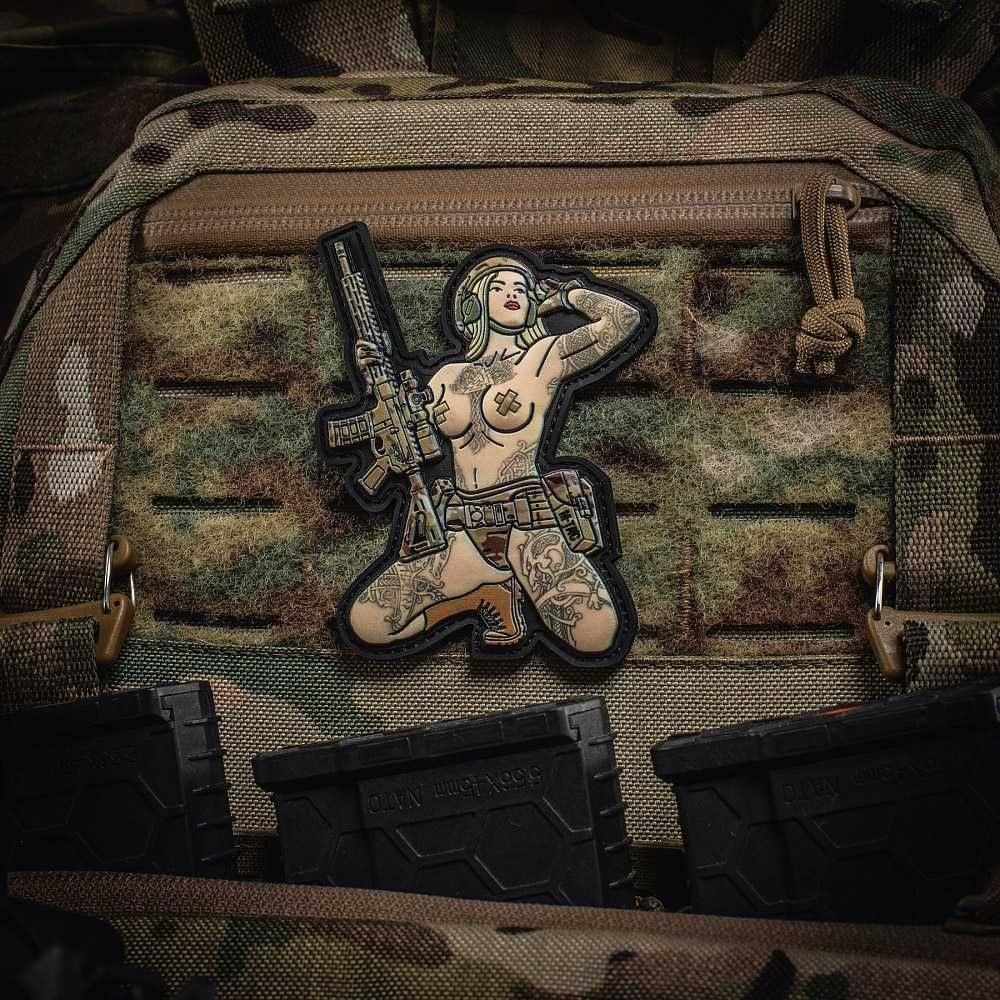 M-Tac Naszywka Patch Tactical Girl No1 Skandinavik Multicam PVC