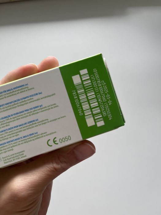 BioTrue, One Day, soczewki jednodniowe 8,6 5 sztuk moce -1 oraz -0,75