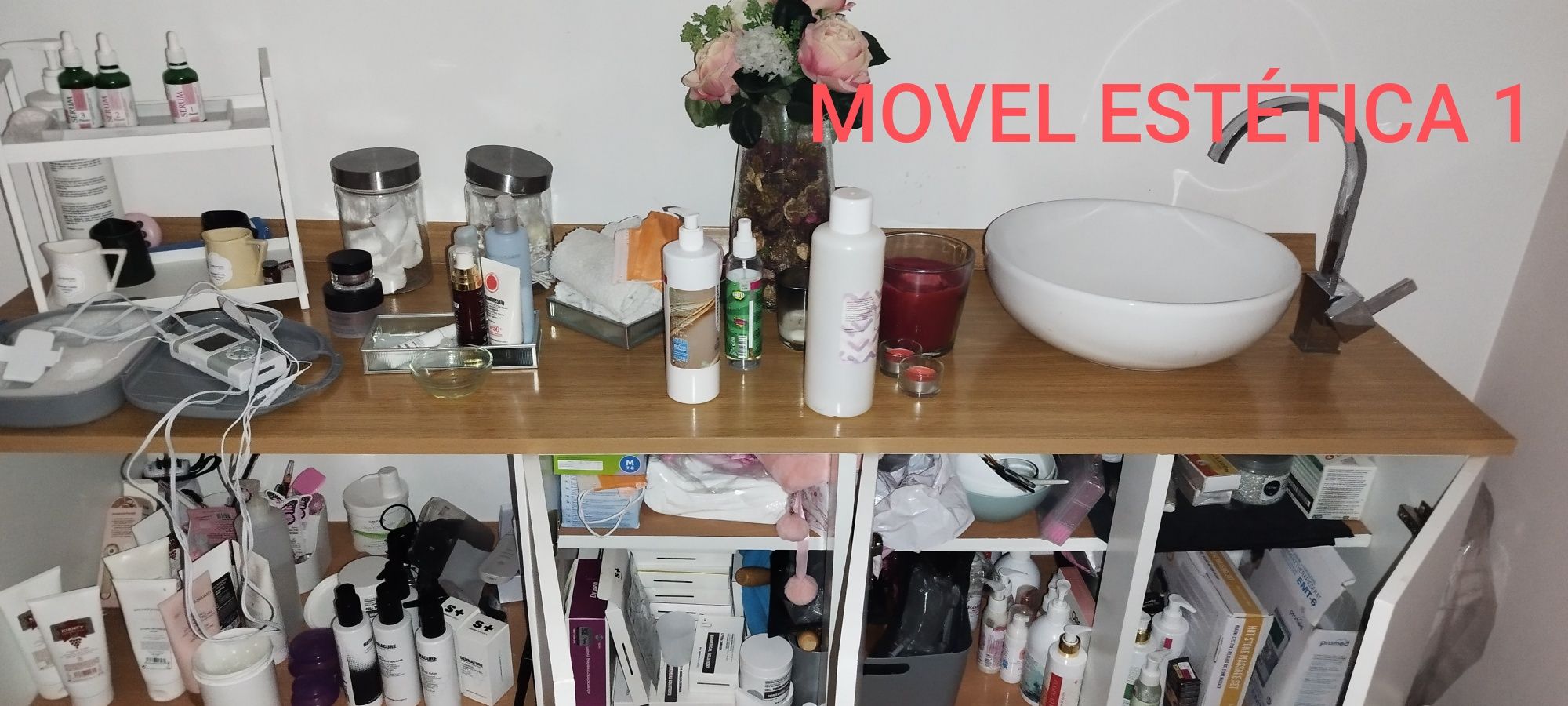 Mobiliario de ESTETICA movel com lavatorio