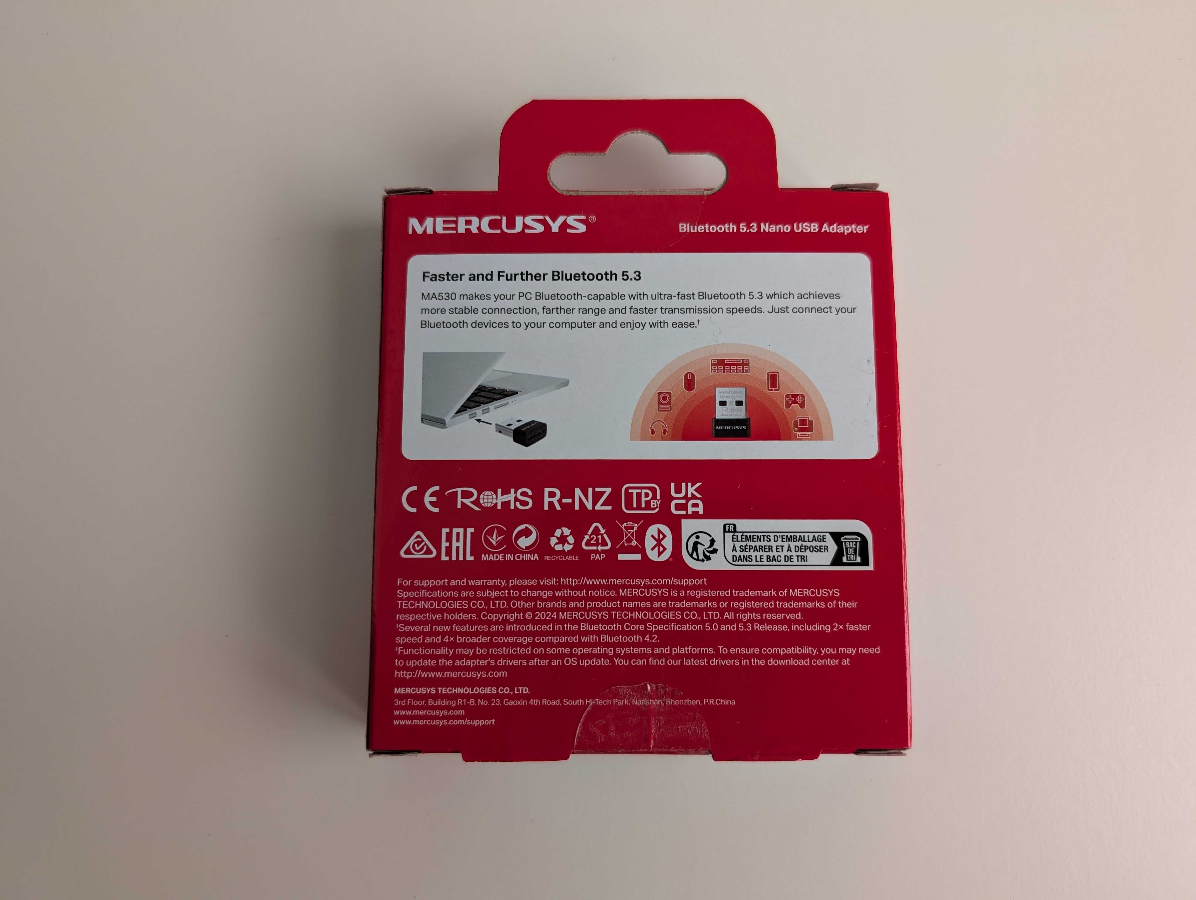 Mercusys Bluetooth 5.3 Nano Usb Adaptador