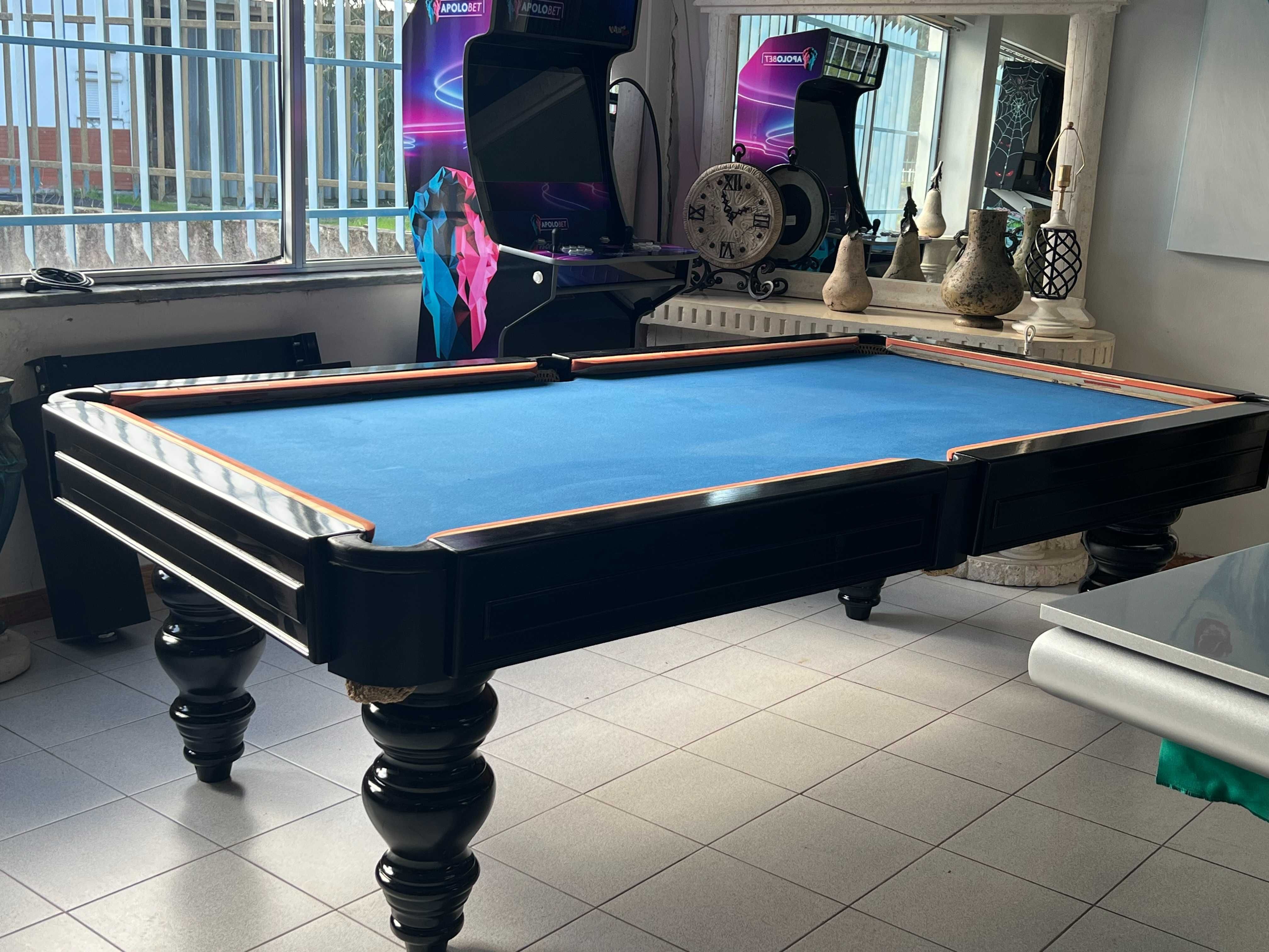 Mesa de Bilhar / Snooker RESTAURADA