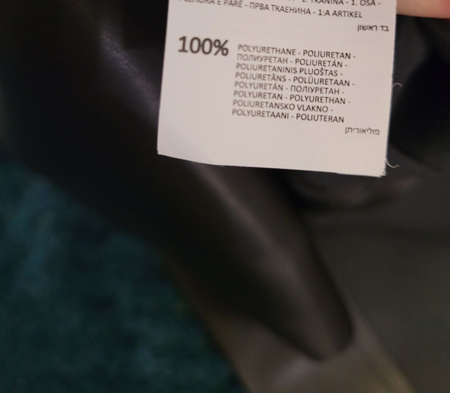 Piekna,skórzana spódnica MIDI