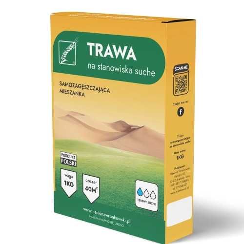 Nasiona traw - 1 kg na ok. 40 m2; gazonowa, trawnik, ogród