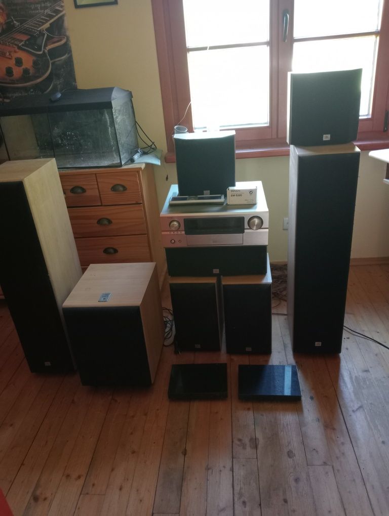 Sprzedam system kina domowego 7.1 DENON AVR 3805 +kolumny JBL