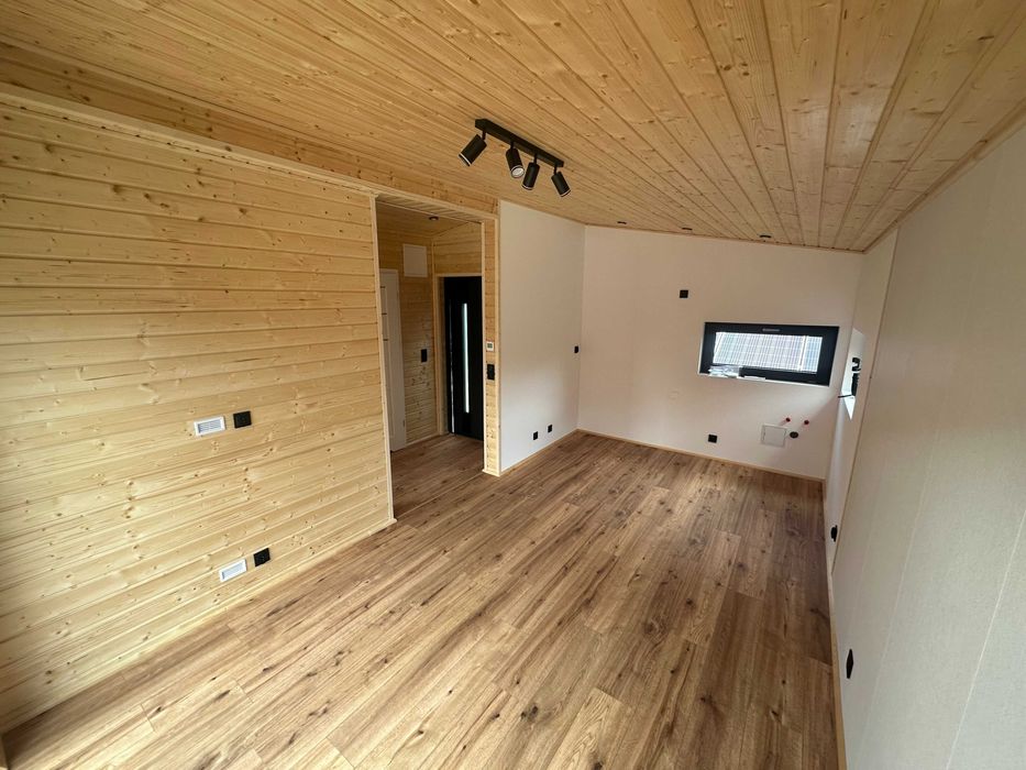 Domek modułowy całoroczny , letniskowy , 38m2 , Bez zezwoleń na budowę
