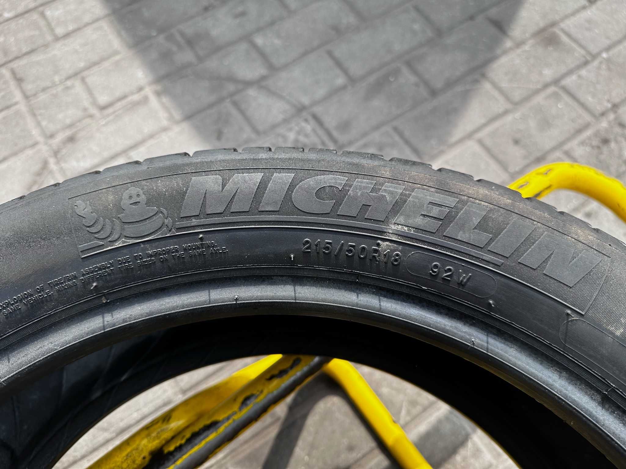 2X Opony Letnie 215/50R18 92W AO1 MICHELIN PRIMACY 3 5MM 2018R CAŁE