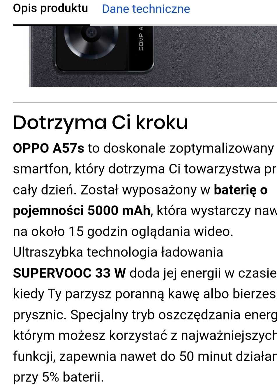 Smartfon oppo A57s