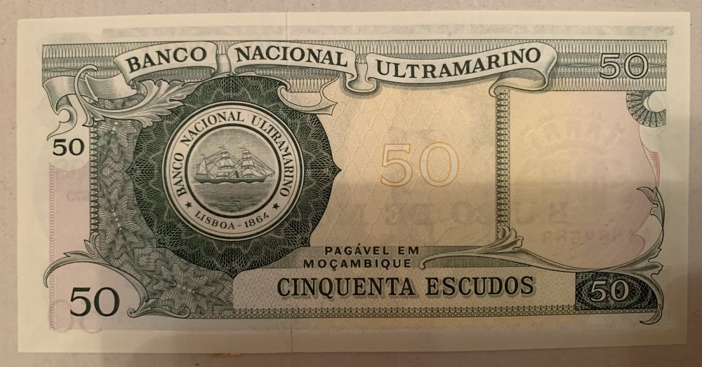 50 Escudos - Moçambique 1970 NOVA