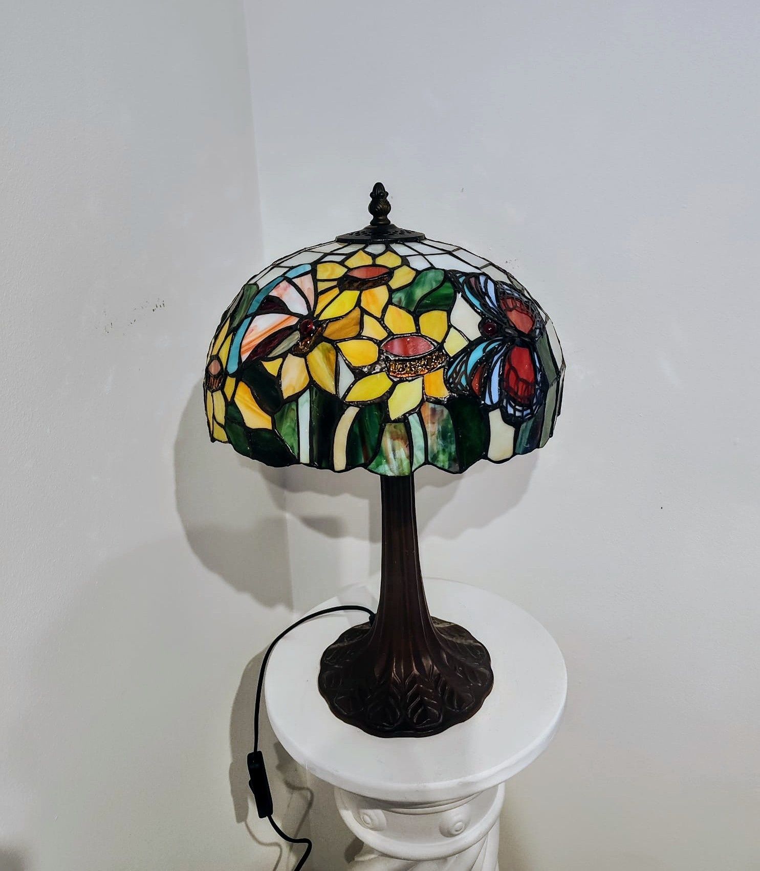 Tiffany lampy witrażowe stołowe / nocne Art deco