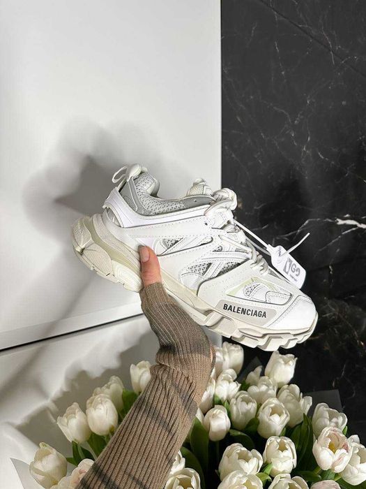 Кожаные кроссовки Balenciaga Track 3.0 кросівки баленсіага трек 36-45