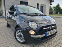 *FIAT 500 1,2Bezyna*100%Oryginal*Klimatyzacja*Serwis*PÓŁ-SKÓRA*1-Reka*