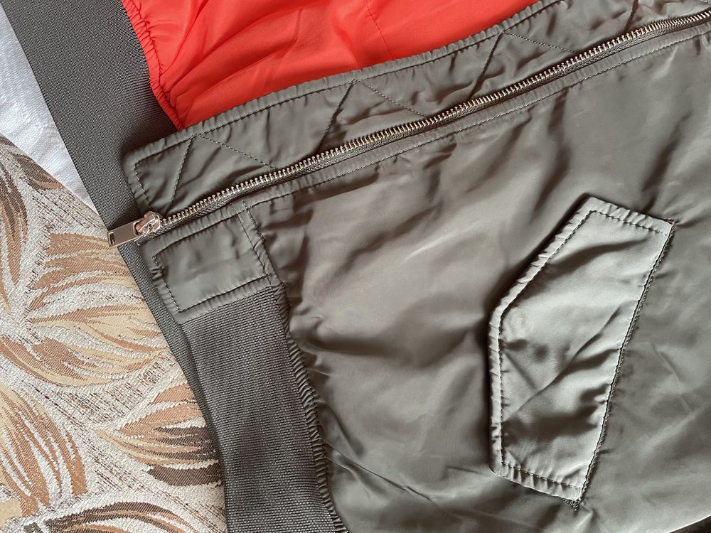 Куртка Бомбер H&M хакі оливковий