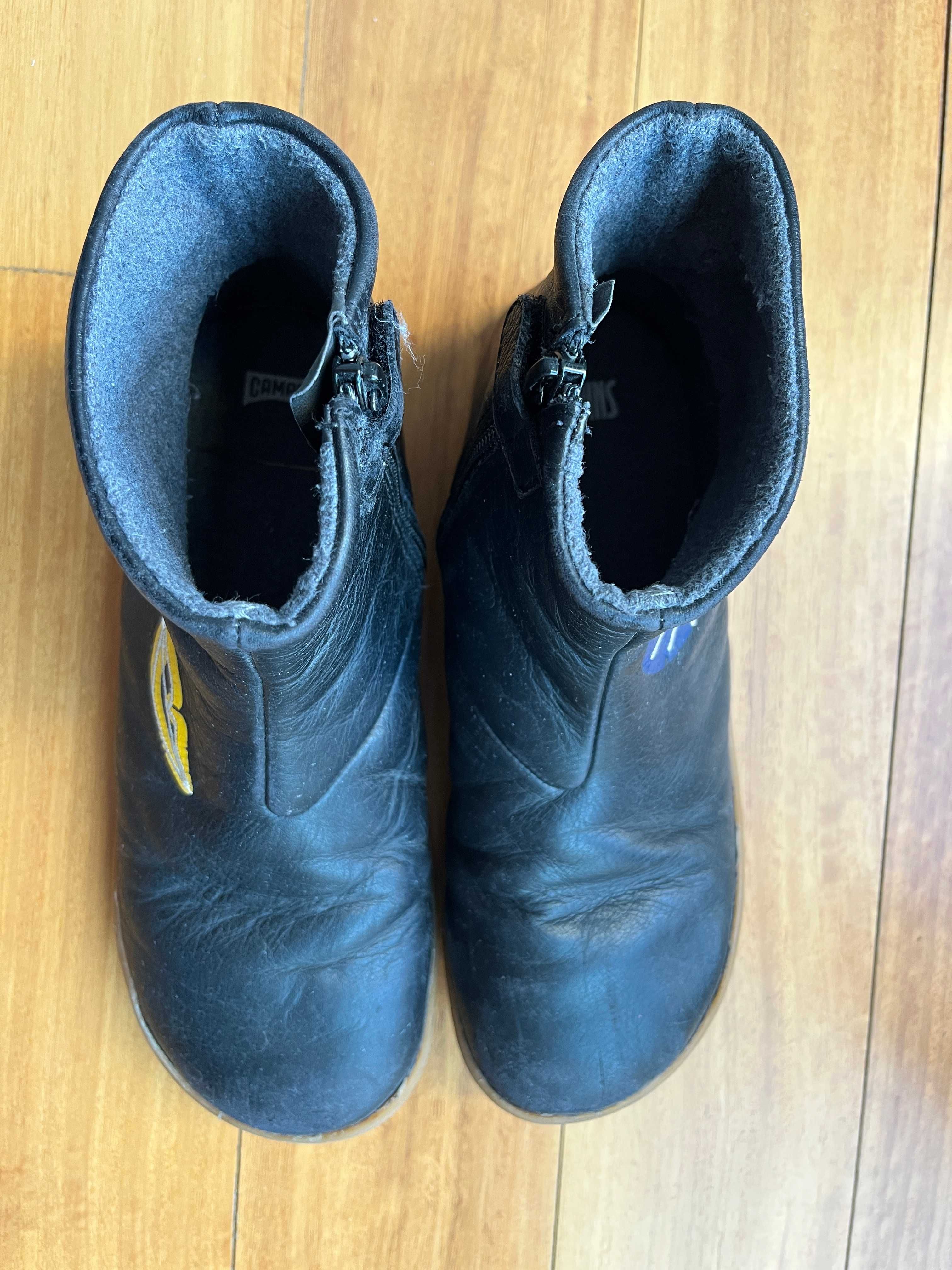 Botas Camper Menina Twins em azul marinho