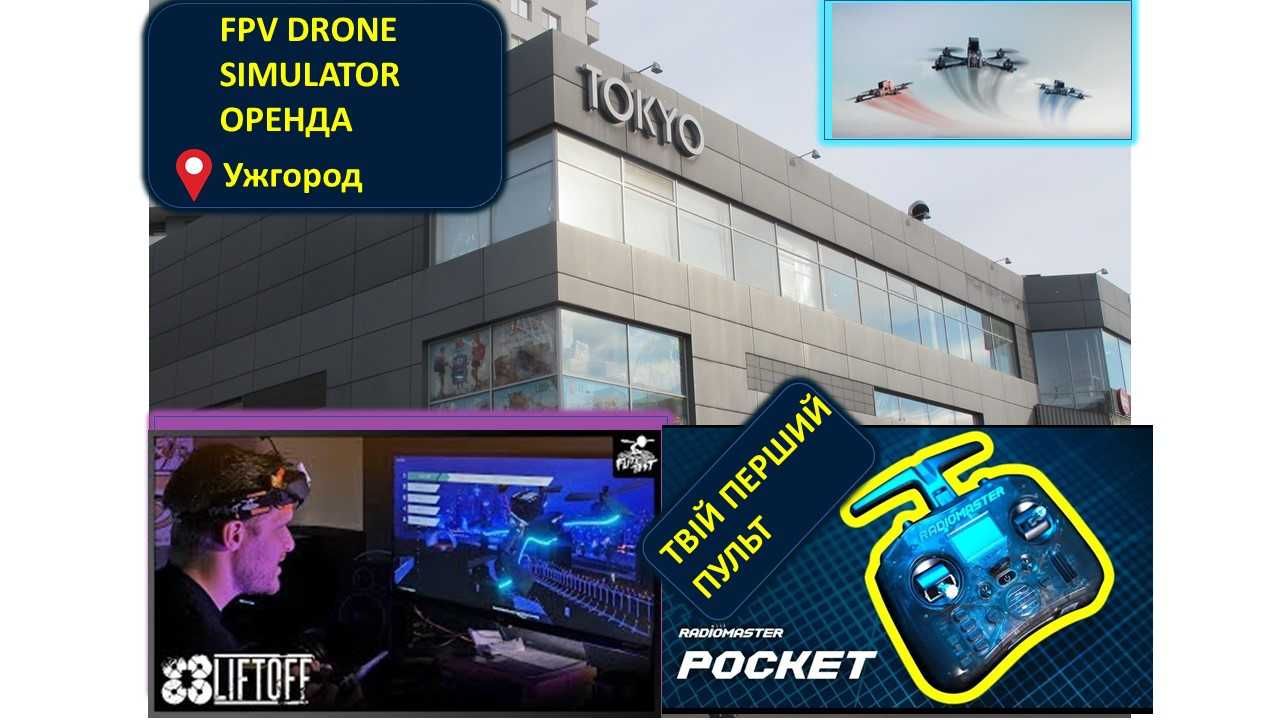 Оренда fpv drone симулятор