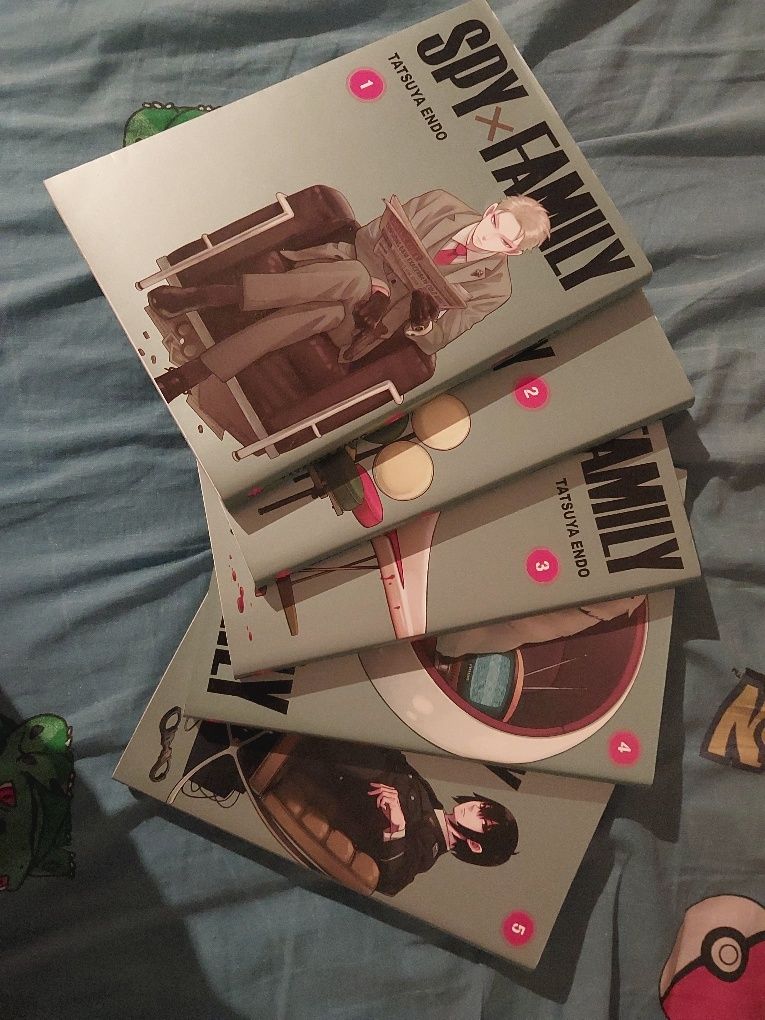 5 tomów Spy x Family mangi