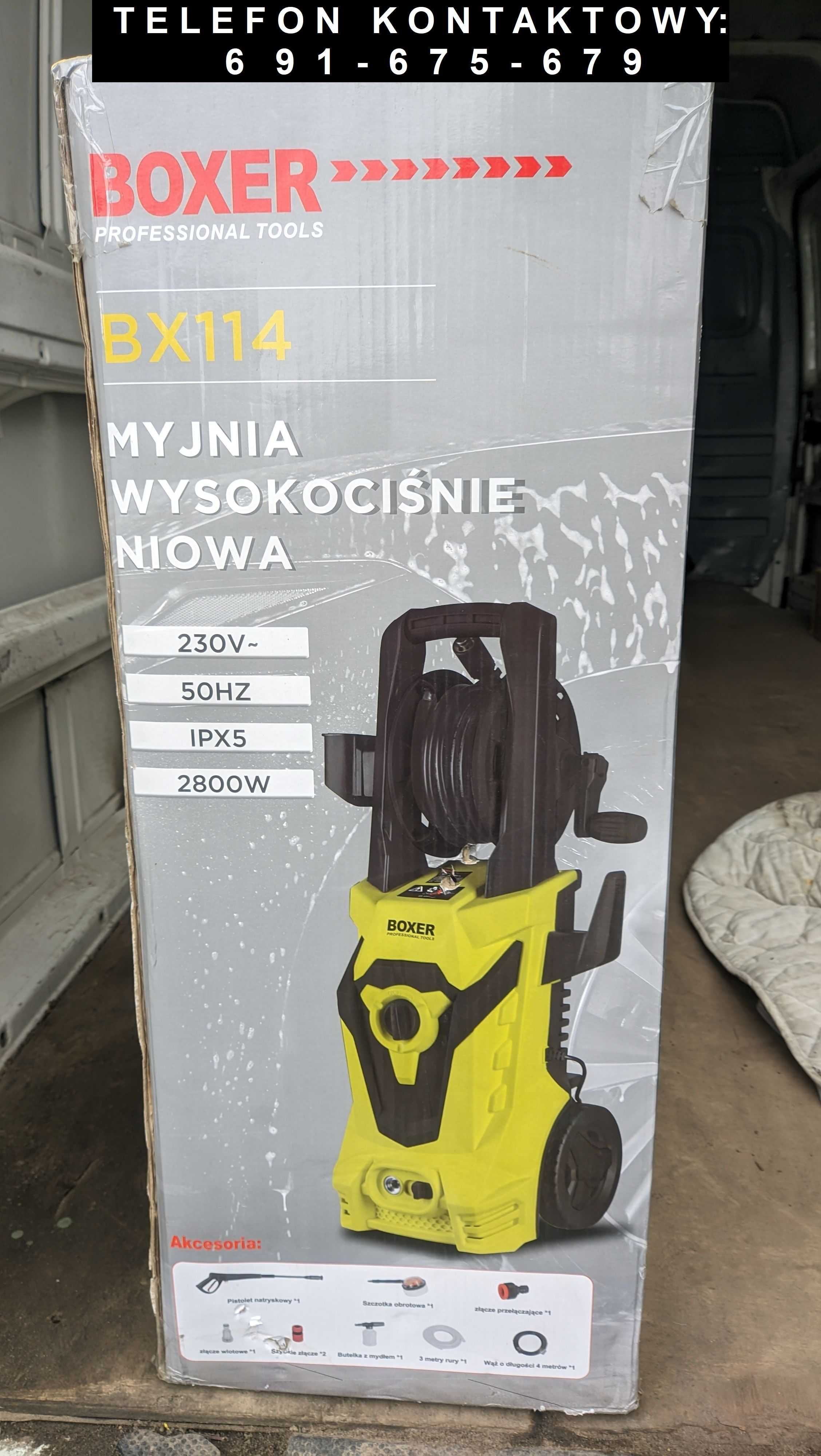 Nowa myjka ciśnieniowa Boxer BX-114