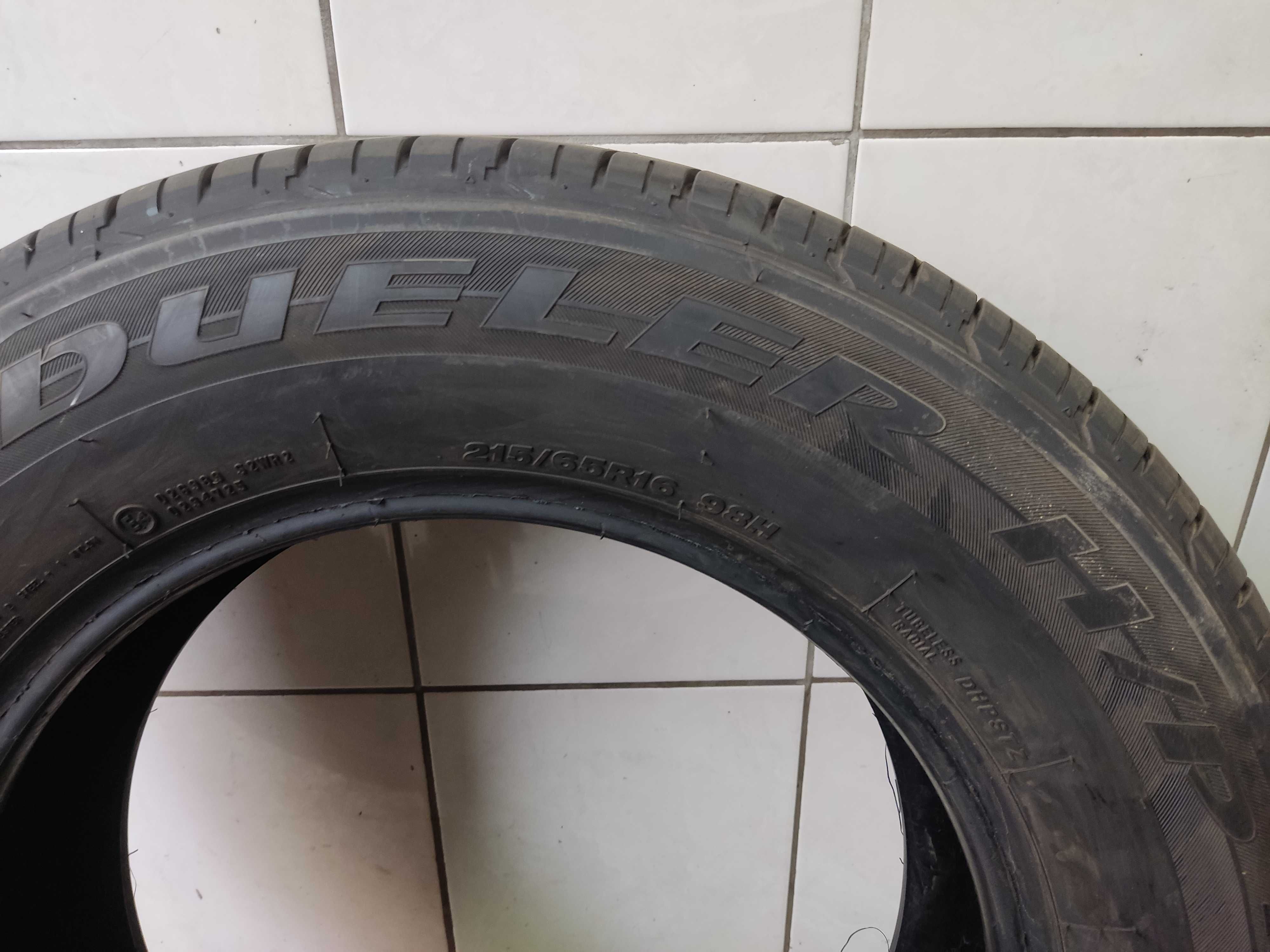 Bridgestone Dueler HP 215/65/16 2018r 1x7.5mm POJEDYNCZA SZTUKA