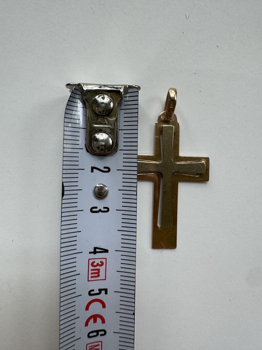 Золотий хрестик-підвіска