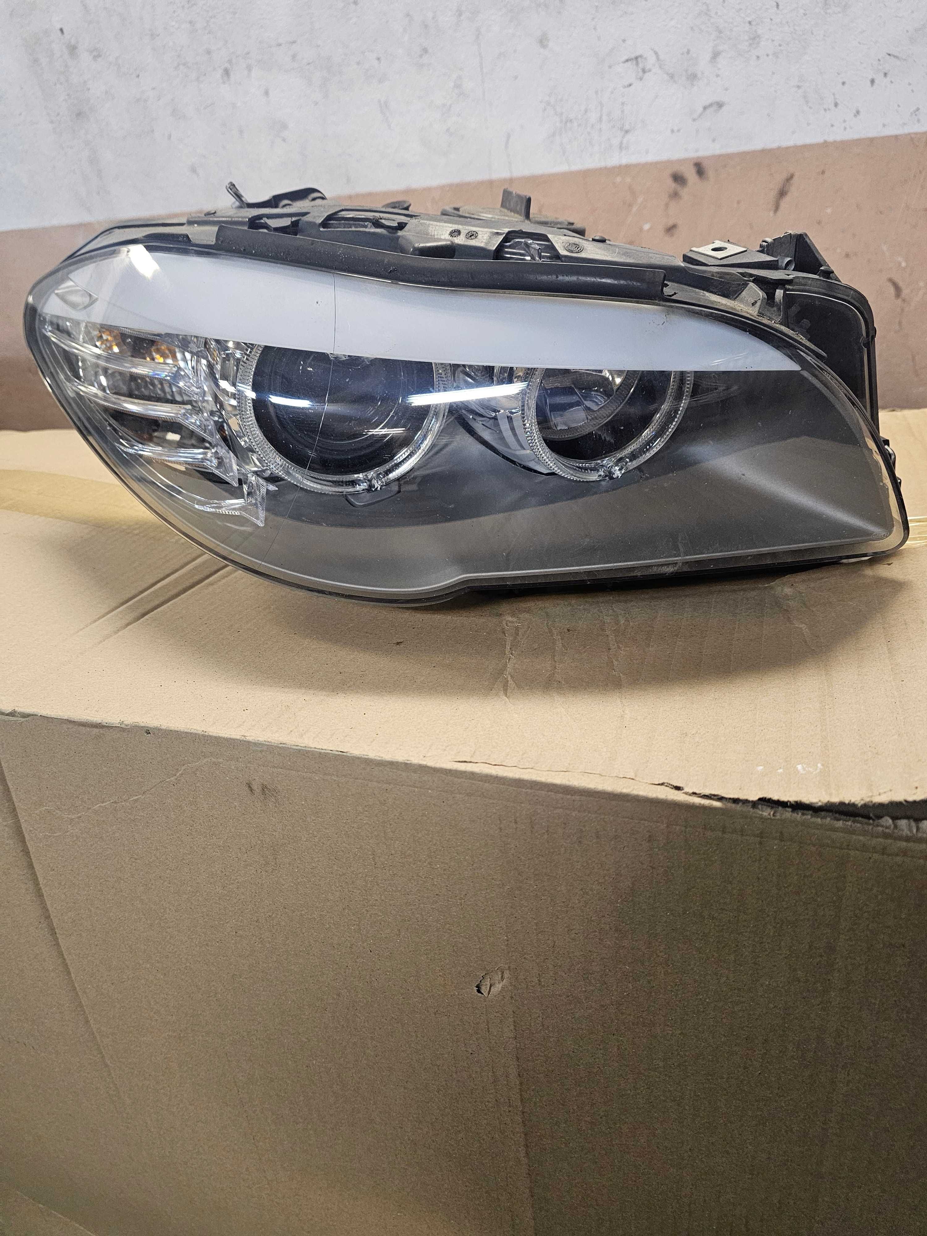 Reflektor Lampa Prawa Prawy Zwykła UK BMW F10 F11 2.0D 184KM Części