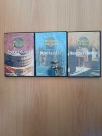3 DVDs À Descoberta de Mundos Antigos
