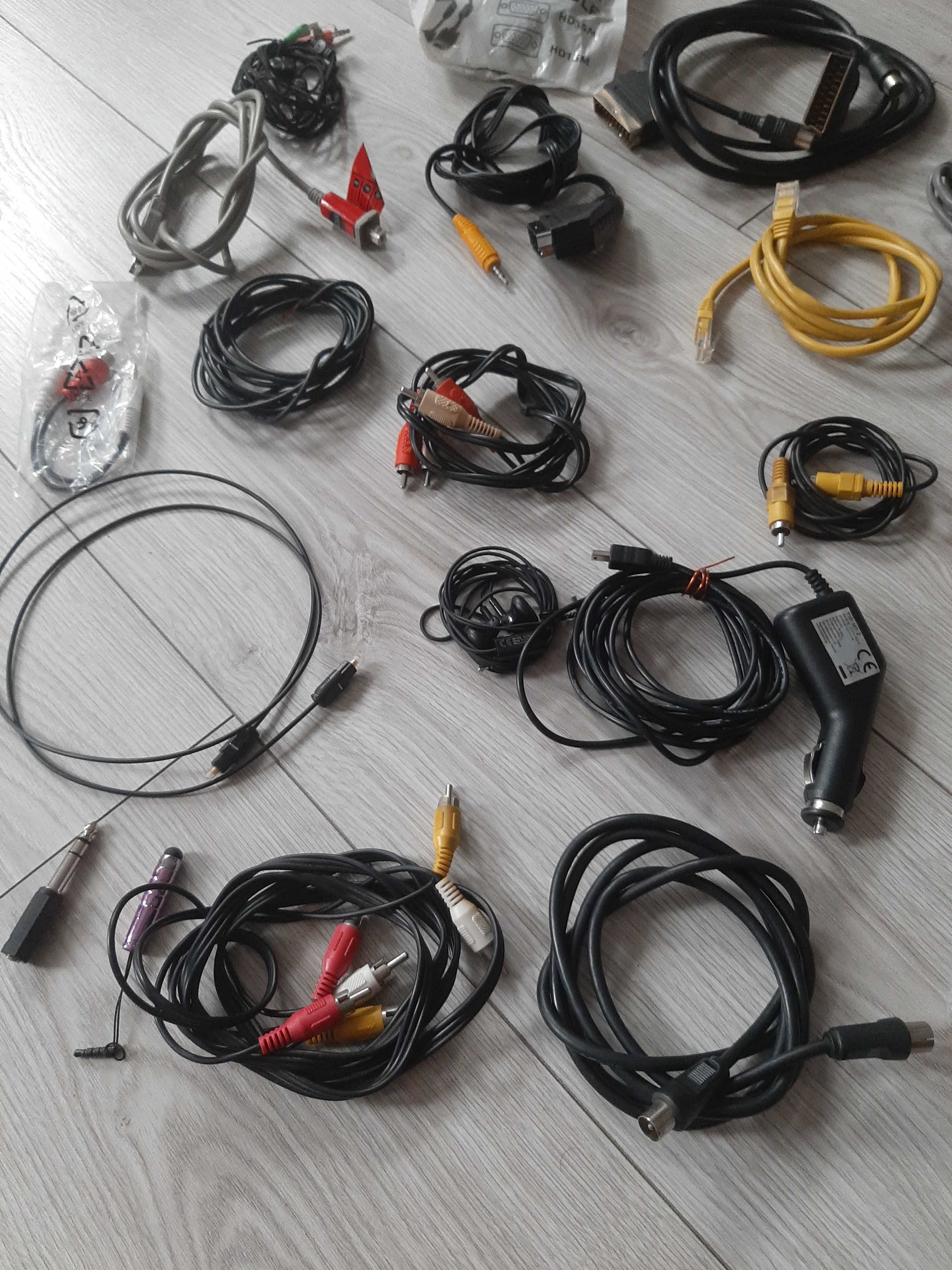 Kable komputerowe VGA, Rca, Scart, Rj45, optyczny