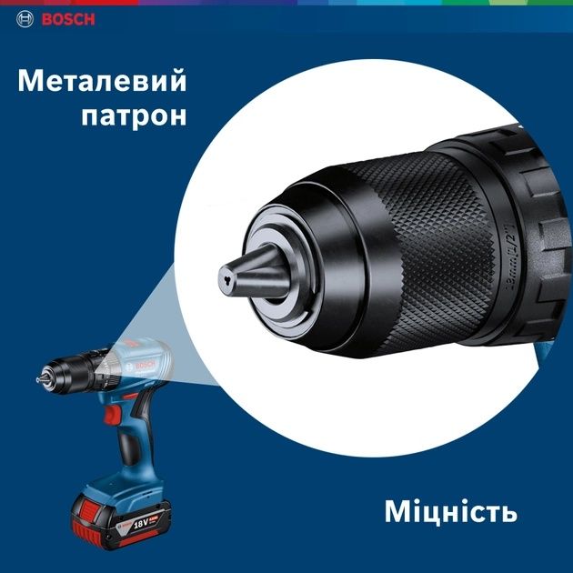 Ударний безщітковий шуруповерт Bosch GSB 185-li