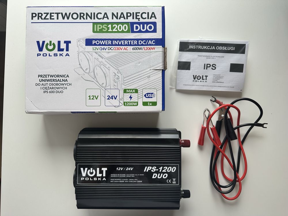 Перетворювач інвертор Volt Polska IPS 1200 Duo 12/24V