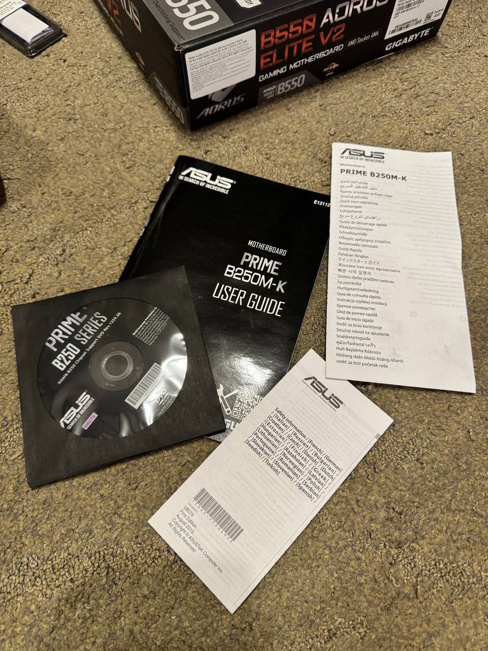 Материнка ASUS b250m-k