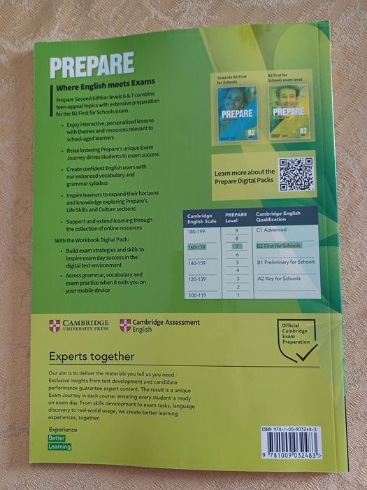Caderno - Prepare Level 7 Workbook with Digital Pack (NOVO)