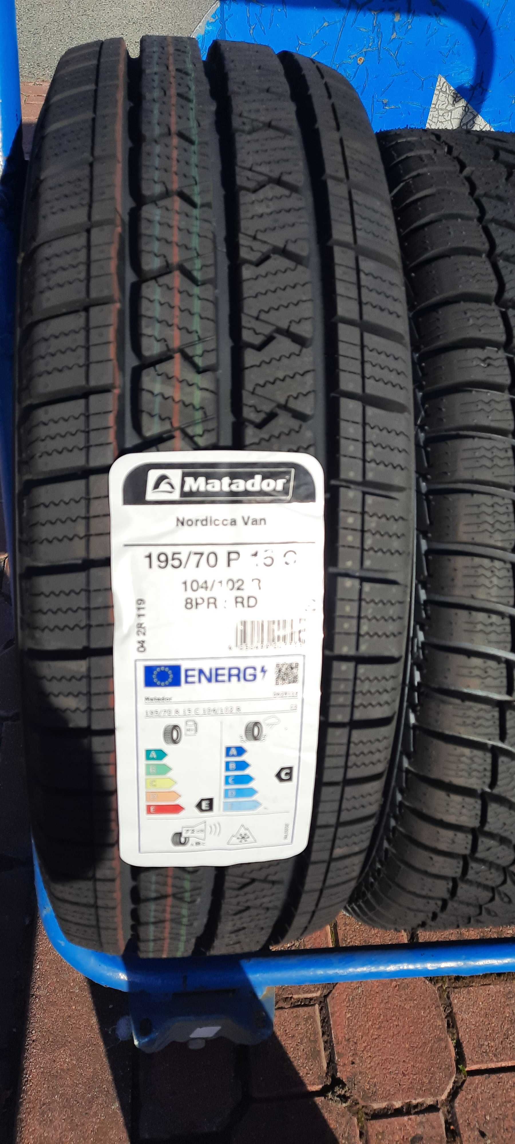 OPONY WIELOSEZON   Matador Nordica 195/70R15C 104/102 R NOWA