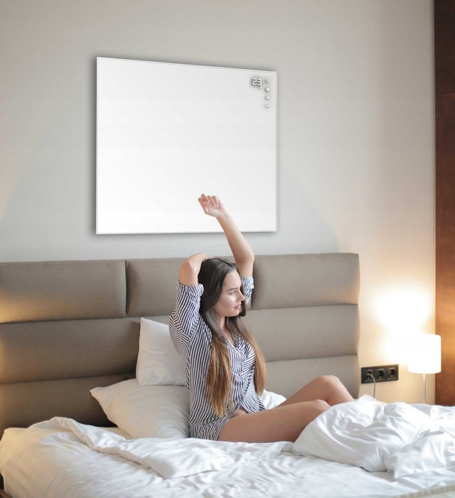 [OUTLET] Grzejnik 360W na podczerwień promiennik DOTYK PILOT WIFI