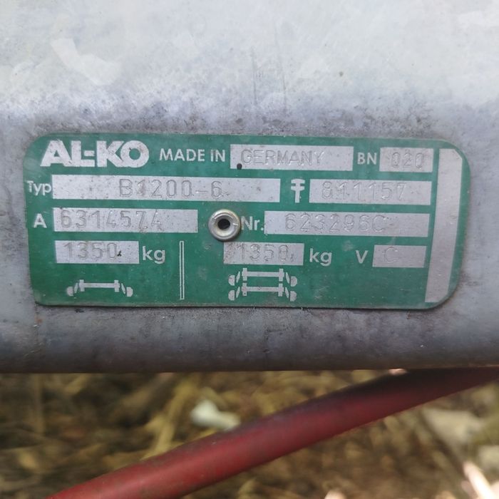 Ось торсионная al-ko 1350кг